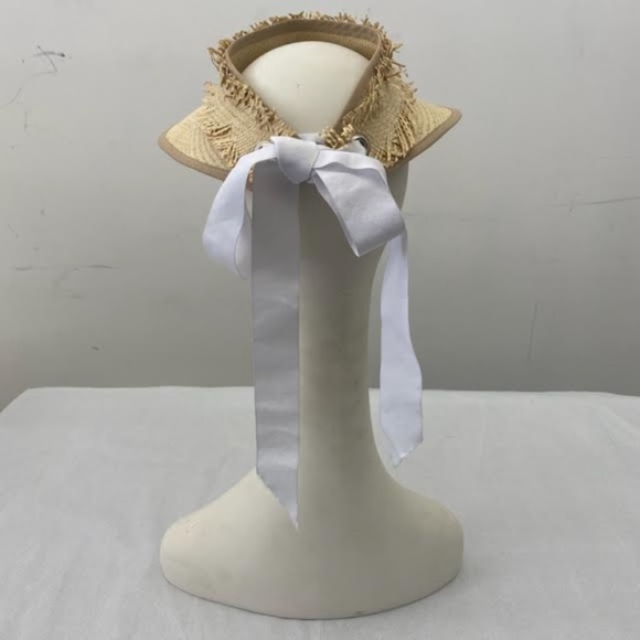 Frayed Straw Visor